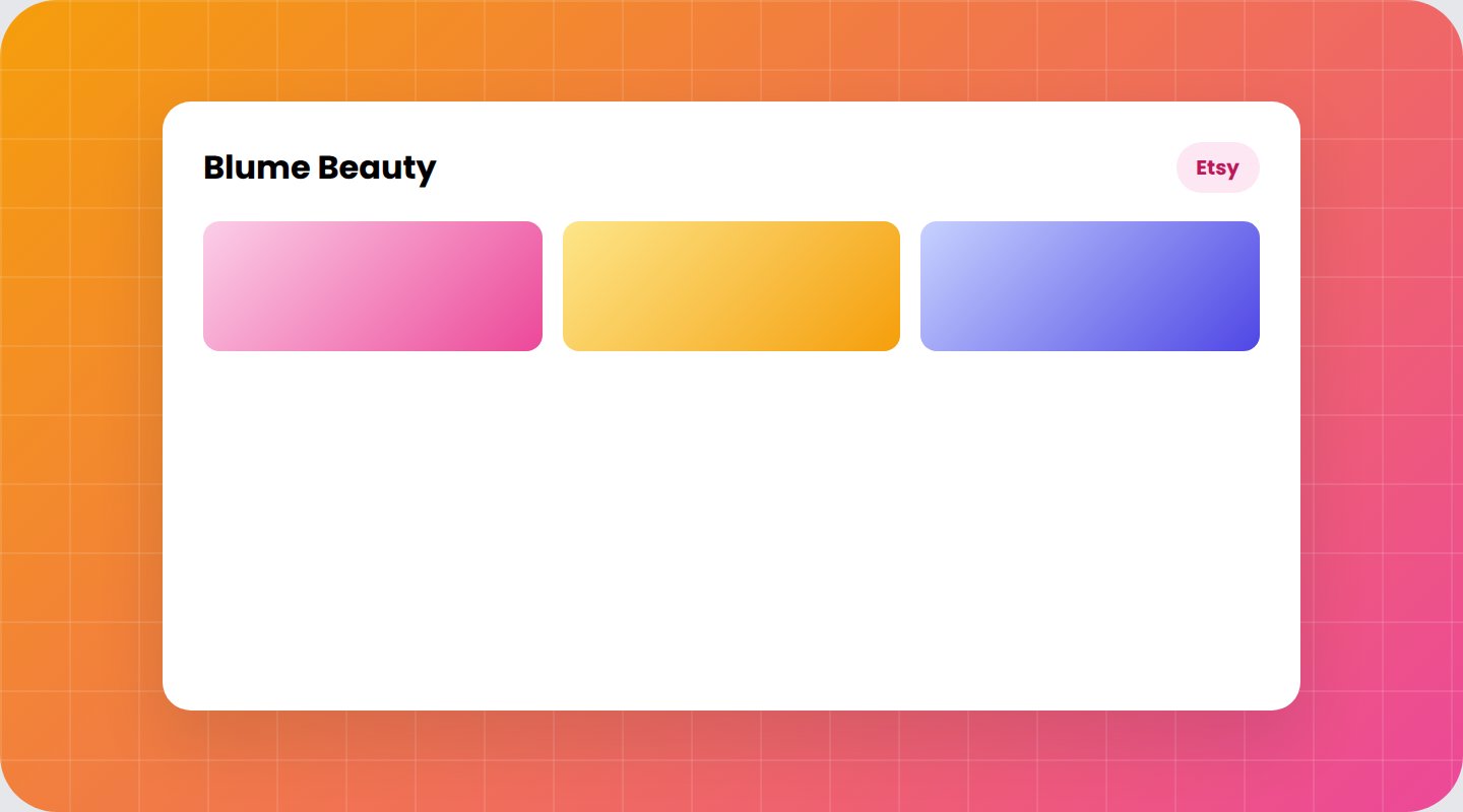 Blume Beauty Etsy store listings